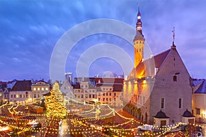 Christmas Market in Tallinn, Estonia