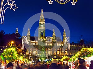 Christmas market in Vienna