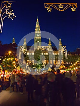 Christmas market in Vienna