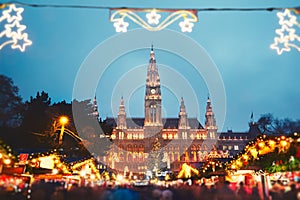 Christmas market in Vienna