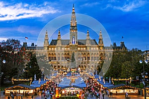 Christmas Market Vienna photo