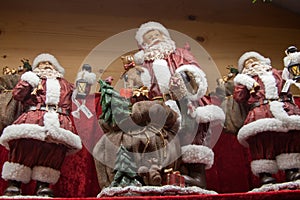 Christmas markets christmas decorations village of Santa Claus Italy