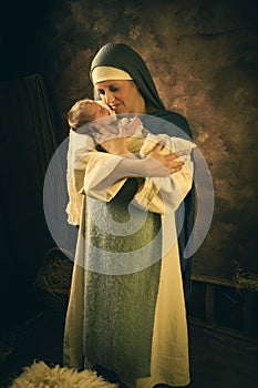 Christmas Mary with baby