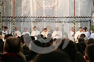 Christmas mass in Sarajevo