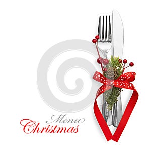 Christmas menu concept