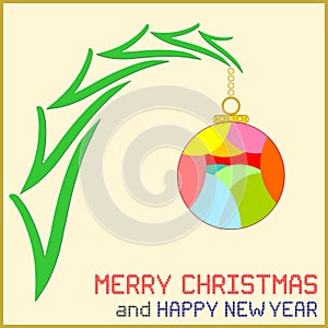 Christmas Message with Ornament
