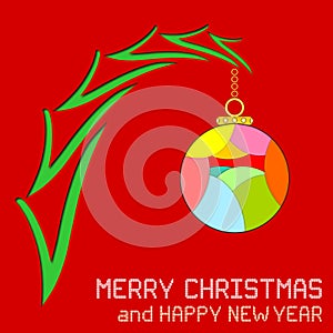 Christmas Message with Ornament