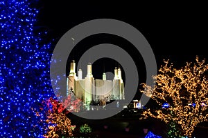 Christmas at Mormon Temple photo