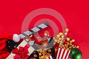 Christmas movie, home cinema background