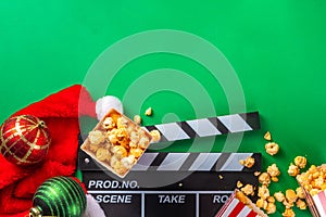 Christmas movie, home cinema background