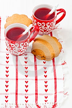 Christmas mulled wine and gingerbread photo