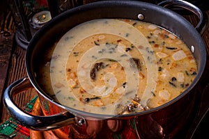 Christmas mushroom Walnut Soup