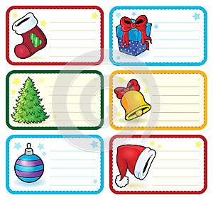 Christmas name tags collection 4