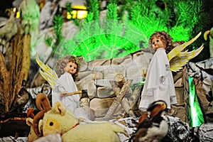 Christmas nativity crib sets