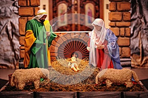 Christmas nativity crib sets