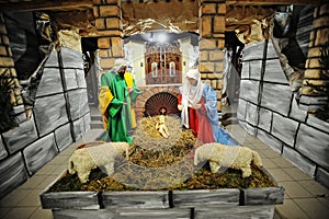 Christmas nativity crib sets