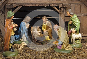 Christmas nativity scene img