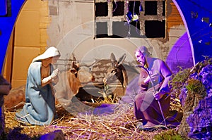 Christmas nativity scene