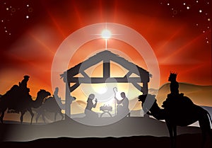 Christmas Nativity Scene photo