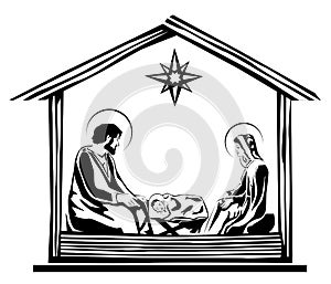 Christmas Nativity Scene photo