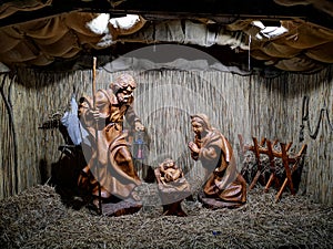 Christmas nativity scene Jesus birth