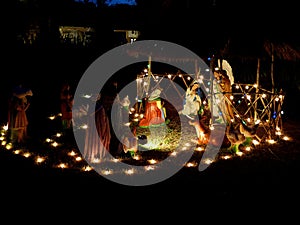 Christmas nativity scene