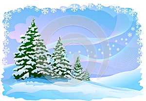 Christmas and New Year background