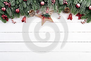 Christmas and New Year background concept decoration