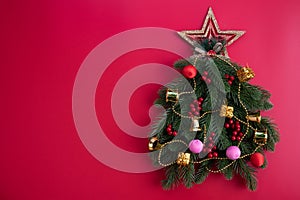 Christmas and New Year background concept decoration