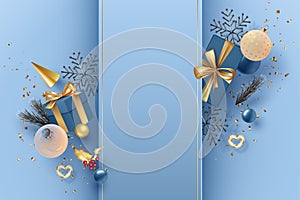 Christmas and New Year banner