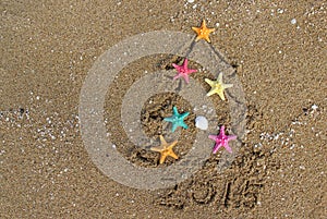 Christmas and New Year on the beach