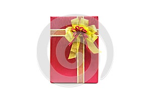 Christmas new year celebration decorations concept - Red and rib