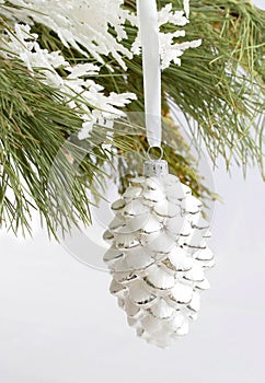 Christmas and New Year christmas tree pine cone ornament decorations