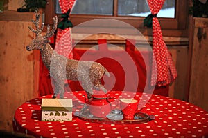 Christmas and New Year decoration decorative toy in retro style