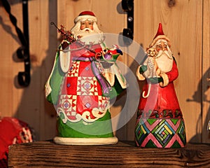 Christmas and New Year decoration decorative toy in retro style