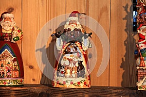 Christmas and New Year decoration decorative toy in retro style