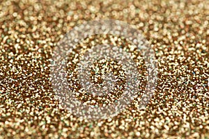 Christmas New Year Gold and Silver Glitter background. Holiday abstract texture