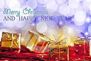 Christmas and New Year Greetings Card