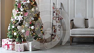 Christmas and New Year interior decoration