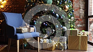 Christmas and New Year interior decoration