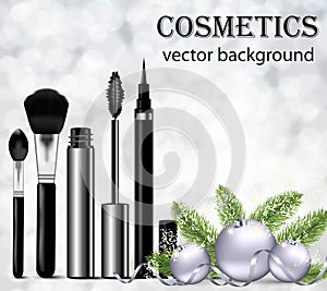 Christmas and New Year makeup kits