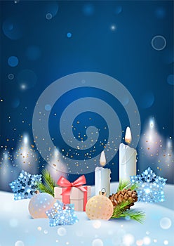 Christmas and New Year Poster