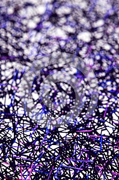 Christmas New Year Purple Confetti Glitter background. Holiday abstract texture