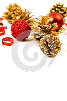 Christmas and New Year`s Day festive decoration