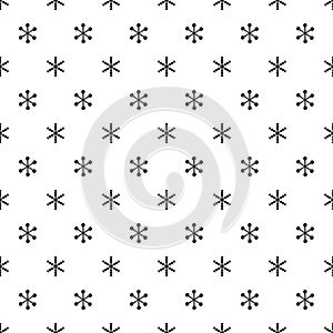 Christmas New Year seamless pattern with snowflakes. Holiday background. Snowflakes. Xmas winter trendy decoration