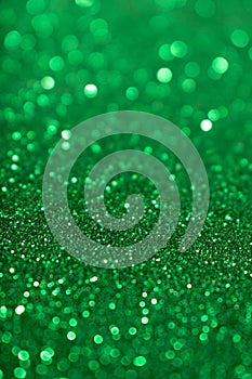 Christmas New Year Valentine Day Green Glitter background. Holiday abstract texture fabric. Element, flash.