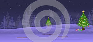 Christmas Night Background