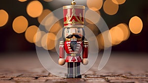 Christmas nutcracker doll, AI generated