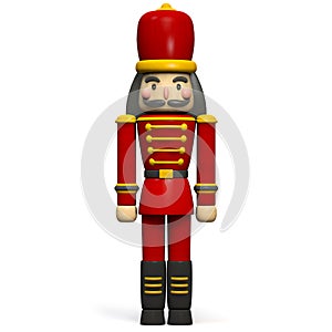 Christmas Nutcracker Soldier 3D Character