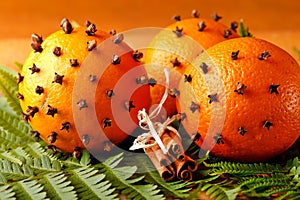 Christmas oranges